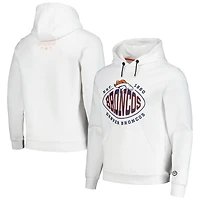 Men's BOSS X NFL White Denver Broncos Touchback Pullover Hoodie