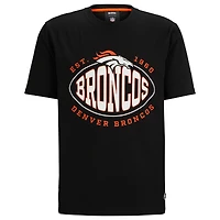 Men's BOSS X NFL  Black Denver Broncos Trap T-Shirt