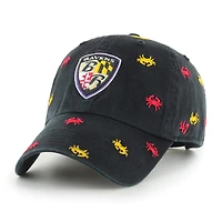 Unisex '47 Black Baltimore Ravens Confetti Clean Up Adjustable Hat