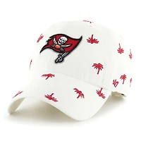 Unisex '47 White Tampa Bay Buccaneers Confetti Clean Up Adjustable Hat