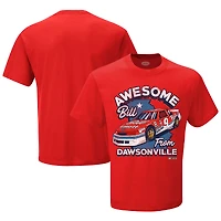 Men's Checkered Flag Sports  Red Bill Elliott Awesome Bill From Dawsonville T-Shirt