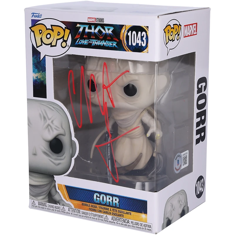 Christian Bale Thor: Love & Thunder Autographed Gorr #1043 Funko Pop! Vinyl Figure - BAS