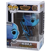 Karen Gillan Guardians of the Galaxy Autographed Nebula #1205 Funko Pop! Vinyl Figure - Signed in Blue Paint - BAS
