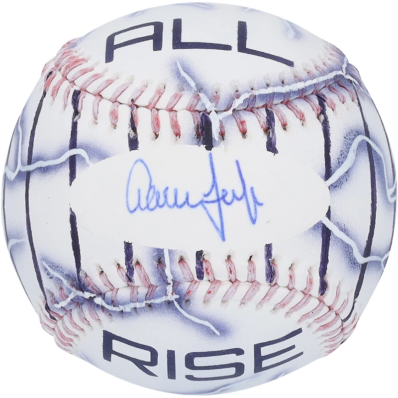 Aaron Judge New York Yankees Autographed Baseball - Art by Stadium Custom Kicks - Limited Edition #1 of 1 - HG99285134