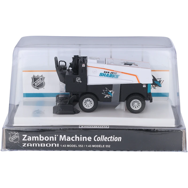 San Jose Sharks 1:43 Scale Die-Cast Zamboni