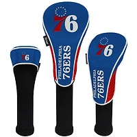 WinCraft Philadelphia 76ers Three-Pack Golf Club Headcover Set