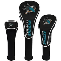 WinCraft San Jose Sharks Three-Pack Golf Club Headcover Set