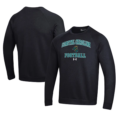 Men's Under Armour Coastal Carolina Chanticleers Football All Day Fleece Pullover Sweatshirt