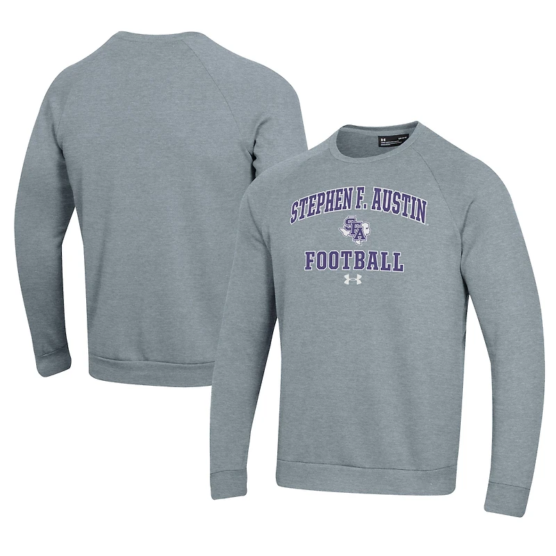 Men's Under Armour Stephen F Austin Lumberjacks Football All Day Fleece Pullover Sweatshirt