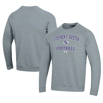 Men's Under Armour Stephen F Austin Lumberjacks Football All Day Fleece Pullover Sweatshirt