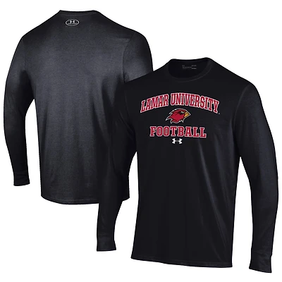 Men's Under Armour Lamar Cardinals Football Performance Long Sleeve T-Shirt