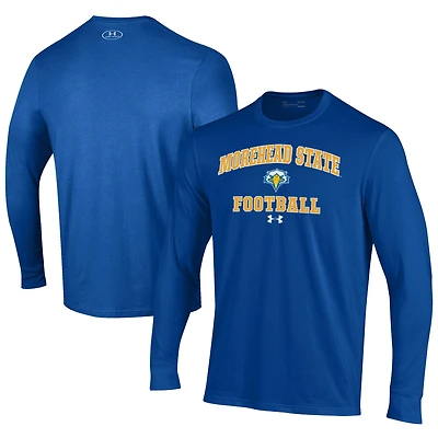 Men's Under Armour Morehead State Eagles Football Performance Long Sleeve T-Shirt