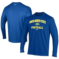 Men's Under Armour South Dakota State Jackrabbits Football Performance Long Sleeve T-Shirt
