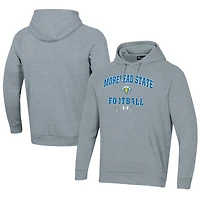 Men's Under Armour  Gray Morehead State Eagles Football All Day Fleece Pullover Hoodie