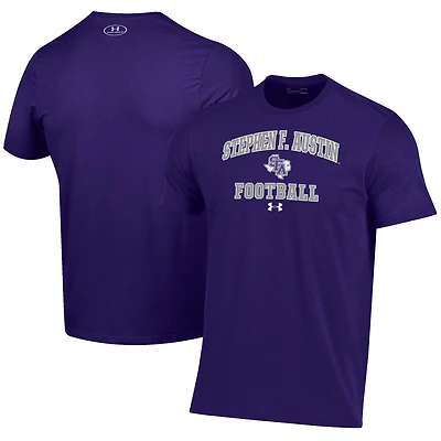 Men's Under Armour Stephen F Austin Lumberjacks Football Performance T-Shirt