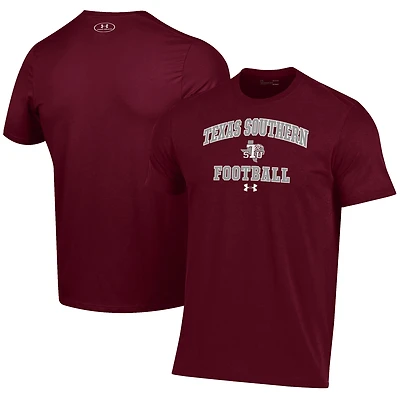 Men's Under Armour Maroon Texas Southern Tigers Football Performance T-Shirt