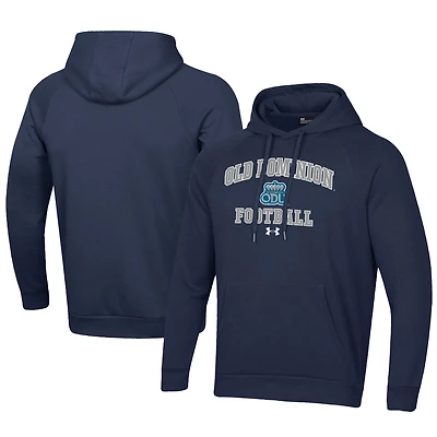 Men's Under Armour  Blue Old Dominion Monarchs Football All Day Fleece Pullover Hoodie
