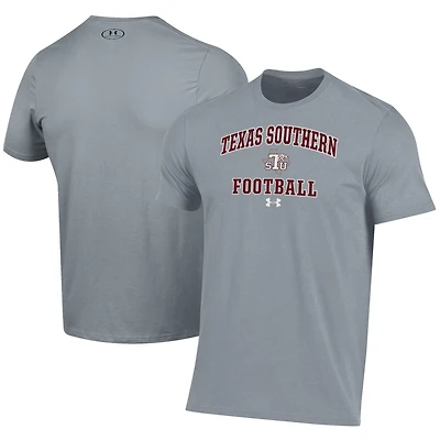 Men's Under Armour  Gray Texas Southern Tigers Football Performance T-Shirt