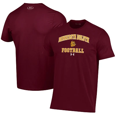 Men's Under Armour Maroon Minnesota Duluth Bulldogs Football Performance T-Shirt
