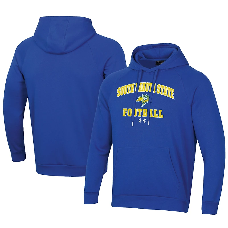 Men's Under Armour South Dakota State Jackrabbits Football All Day Fleece Pullover Hoodie