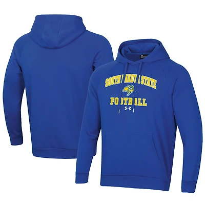 Men's Under Armour South Dakota State Jackrabbits Football All Day Fleece Pullover Hoodie