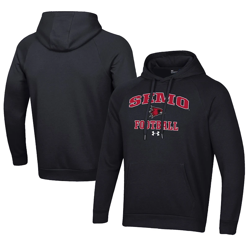 Men's Under Armour SEMO Redhawks Football All Day Fleece Pullover Hoodie