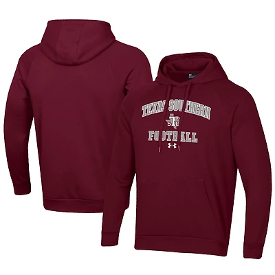Men's Under Armour Maroon Texas Southern Tigers Football All Day Fleece Pullover Hoodie