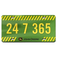 WinCraft  John Deere 24/7/365 Laser Cut Acrylic License Plate