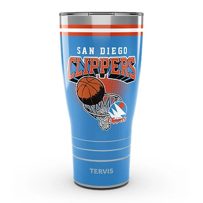 Tervis San Diego Clippers 30oz. DuraPrint™️ Vintage Stainless Steel Travel Tumbler