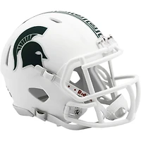 Michigan State Spartans Riddell 2023 White Revolution Speed Mini Helmet