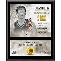 John Stockton Utah Jazz 12" x 15" Hardwood Classic Sublimated Player Plaque