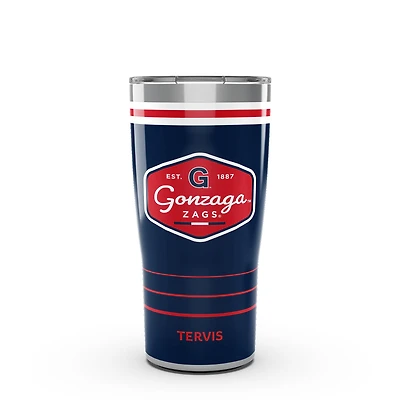 Tervis Gonzaga Bulldogs 20oz. Vintage DuraPrint™️ Stainless Steel Travel Tumbler
