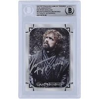Peter Dinklage Autographed 2021 Rittenhouse Game of Thrones Iron Anniversary Silver Ink #26 Beckett Fanatics Witnessed Authenticated Card with "Tyrion" Inscription