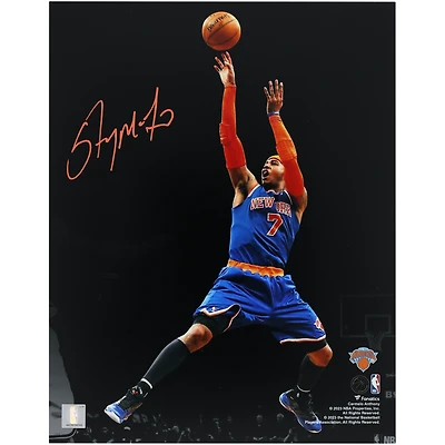 Carmelo Anthony New York Knicks Autographed 11" x 14" Spotlight Photograph