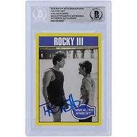 Talia Shire Rocky III Autographed 2016 Topps Rocky 40th Anniversary Factory Set #130 Beckett Fanatics Witnessed Authenticated Card