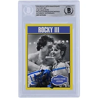 Talia Shire Rocky III Autographed 2016 Topps Rocky 40th Anniversary Factory Set #148 Beckett Fanatics Witnessed Authenticated Card