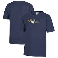 Youth  Heather Navy Tennessee Chattanooga Mocs Logo Comfort Wash T-Shirt