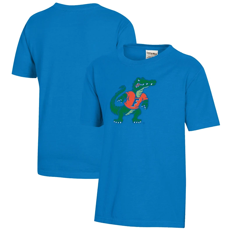 Youth  Royal Florida Gators Logo Comfort Wash T-Shirt