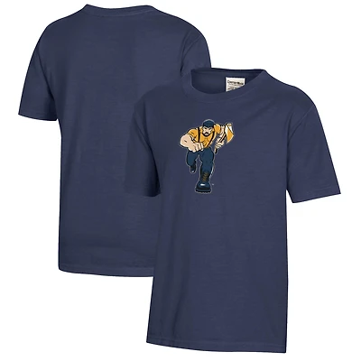 Youth Heather Navy Northern Arizona Lumberjacks Logo Comfort Wash T-Shirt