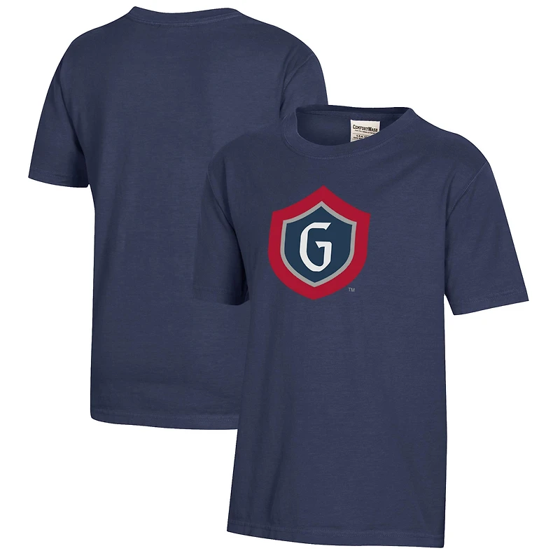 Youth  Heather Navy Saint Mary's Gaels Logo Comfort Wash T-Shirt