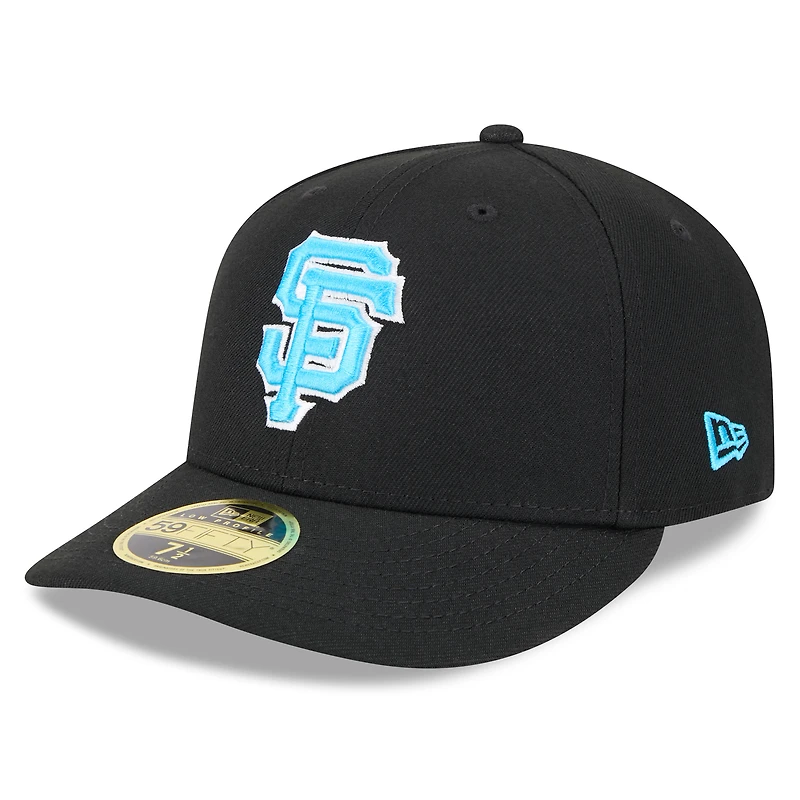 Men's New Era Black San Francisco Giants 2024 Father's Day Low Profile 59FIFTY Fitted Hat