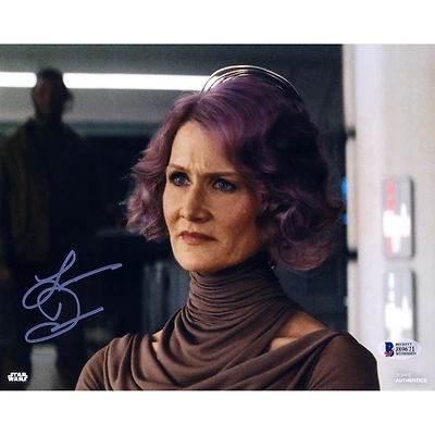 Laura Dern Star Wars Autographed 8" x 10" as Vice-Admiral Holdo Photograph - BAS