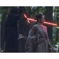Daisy Ridley Star Wars: The Force Awakens Autographed 12" x 18" Photograph - BAS