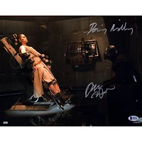 Daisy Ridley & Adam Driver Star Wars Autographed 11" x 14" Rey & Kylo Ren Photograph - BAS