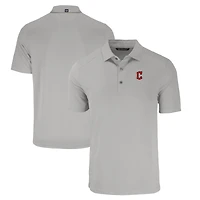 Men's Cutter & Buck Gray Cleveland Guardians Forge Eco Stretch Recycled Polo