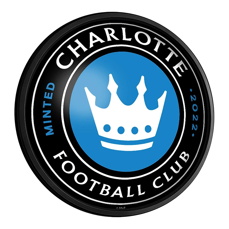 Charlotte FC 18'' Round Slimline Illuminated Wall Sign