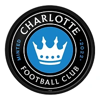 Charlotte FC 17.5" Modern Disc Wall Sign