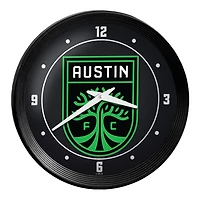 Austin FC 15" Ribbed Frame Wall Clock