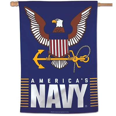 WinCraft  Navy 28" x 40" One-Sided Vertical Banner