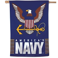 WinCraft  Navy 28" x 40" One-Sided Vertical Banner